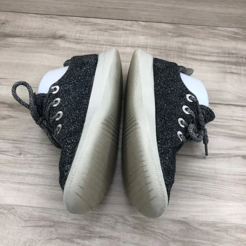 Allbirds Sneakers Womens 7 Gray Merino Wool Runners Lace Up Shoes